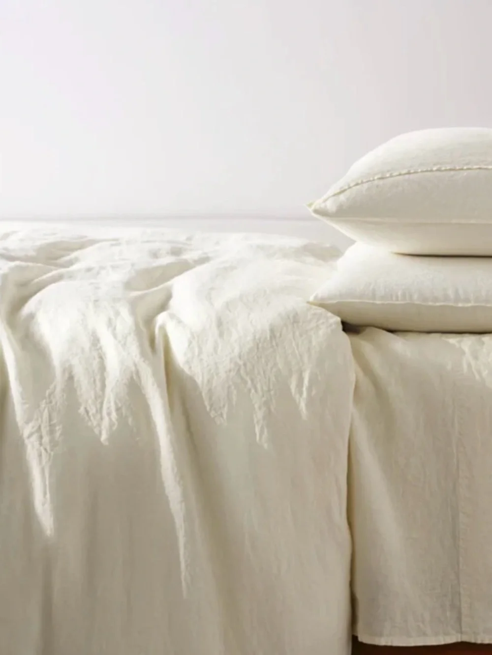 Brooklinen 100% European Linen Duvet | King | Cream | NWOT